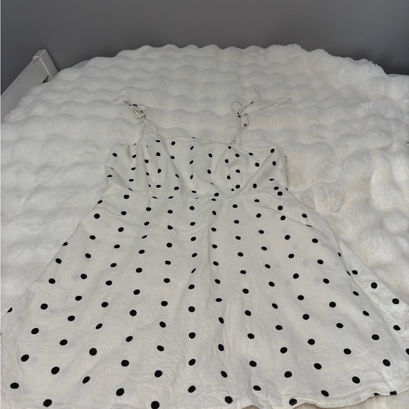 NWOT Polka Dot Spaghetti Strap Dress - Picture 4 of 4